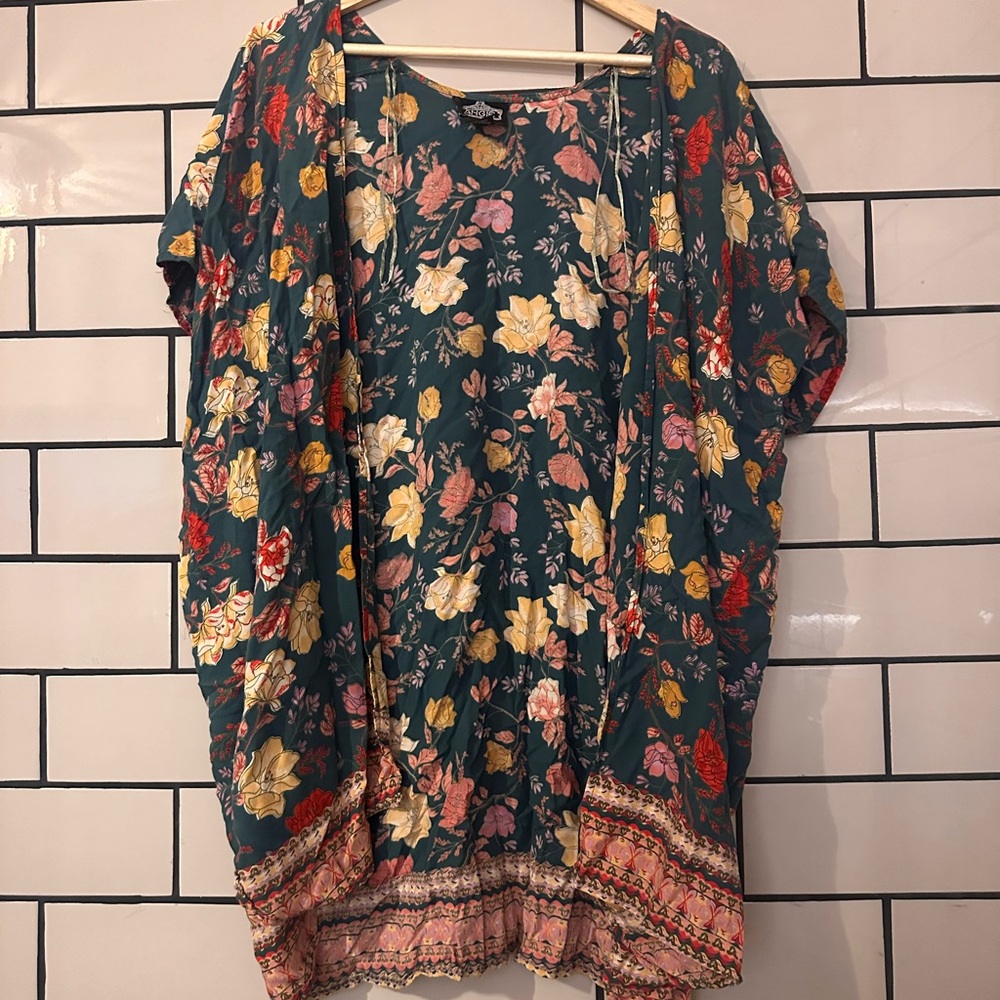 🌹ANGIE FLORAL WESTERN DUSTER🌹